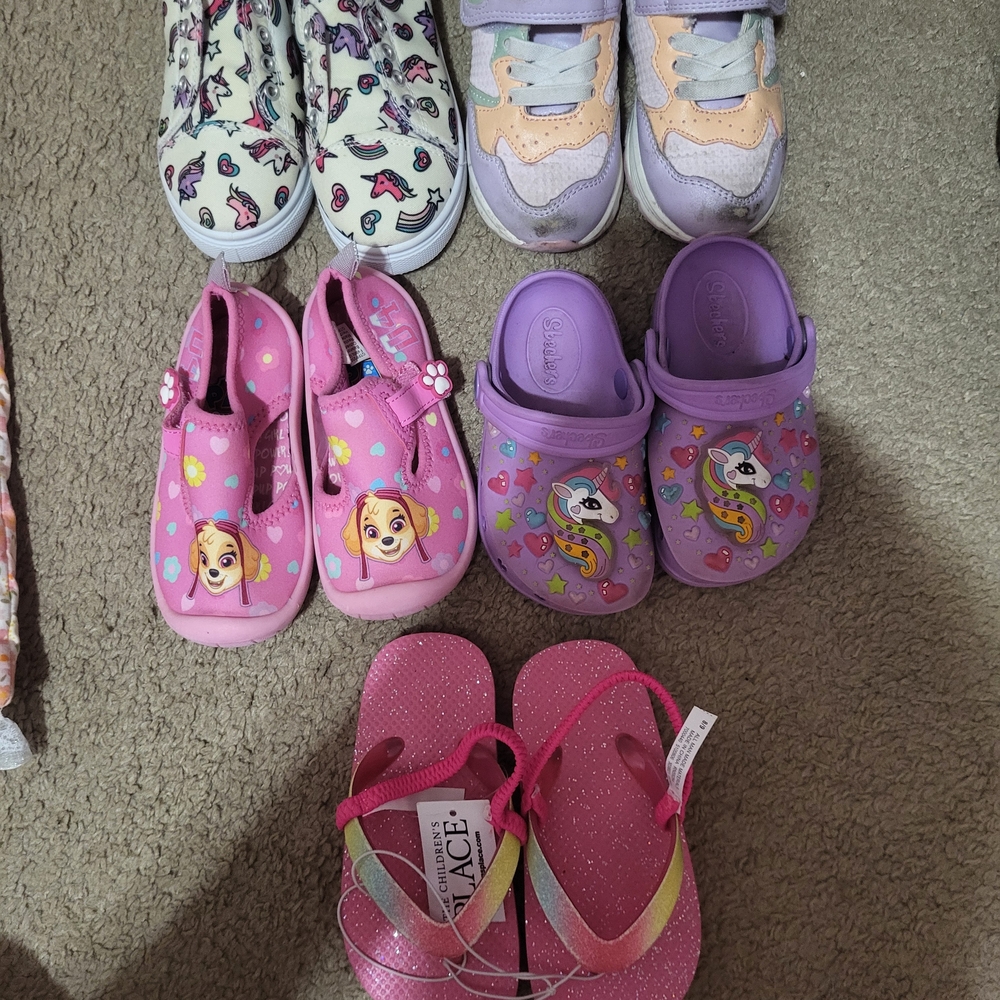 Children's Place Sketchers Oshkosh Size 8 Toddler Shoes
